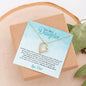 Gift For Daughter From Dad, Daughter Father Necklace