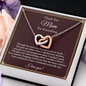 Thank You Mom Necklace, Mother's Day Gift From Daughter, Mom Gift From Son, Mom Necklace, Birthday Gift, Mother's Day Necklace