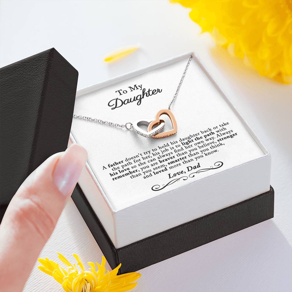 Gift For Daughter from Dad, Daughter Father Necklace, Daughter Gift from Dad