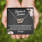 Grandmother & Grandson Necklace, Grandma Gift, Birthday Gift For Grandma From Grandson
