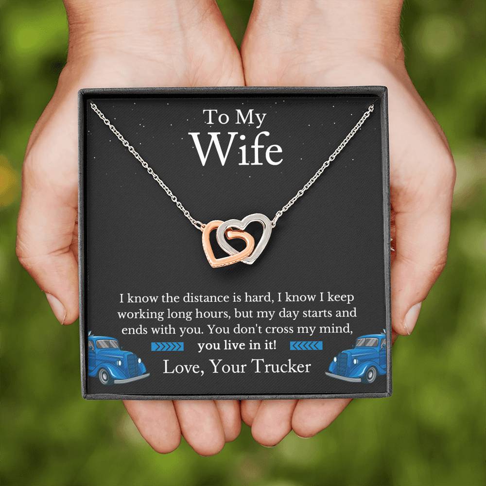 Trucker s Wife Jewelry Truckers Wife Necklace Truck Drivers Wife