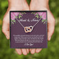 Aunt Niece Necklace, Aunt Niece Gift, Aunt Niece Jewelry, Aunt Niece Quotes, Niece Birthday Gift, Aunt Niece Joint Hearts Necklace