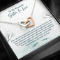 Sister In Law Necklace: Sister-In-Law Birthday Gift, Amazing Sister In Law Gift, Interlocking Hearts