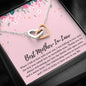Mother-In-Law Necklace: Mother-In-Law, Mother-In-Law Gift, To My Mother-In-Law, Interlocking Hearts, Mother's Day Gift for Mother In Law