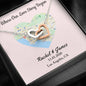 Where Our Love Story Began, 1st Anniversary Gift for Girlfriend, Personalized Anniversary Gift