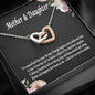 Mother Daughter Necklace, Gift from Daughter, Mother Daughter Gift Necklace, Daughter Gift, Mother Daughter Heart Necklace, Mother's Day Gift, Christmas Gifts
