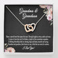 Grandmother & Grandson Necklace, Grandma Gift, Birthday Gift For Grandma From Grandson