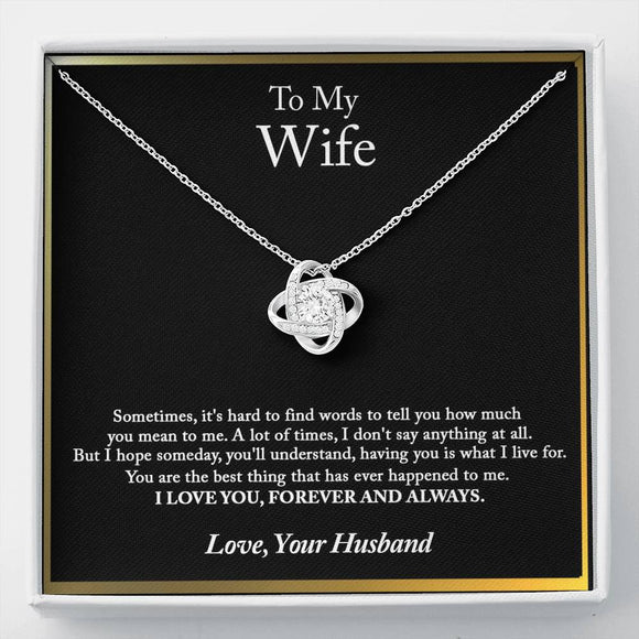 To My Wife Necklace, Anniversary Gift For Wife, Wife Birthday Gift, Wife Necklace, Christmas Gifts, Valentine's Day Gift