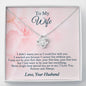 To My Wife Necklace, I Love You Forever And Always, Anniversary Gift For Wife, Gift For Wife Birthday