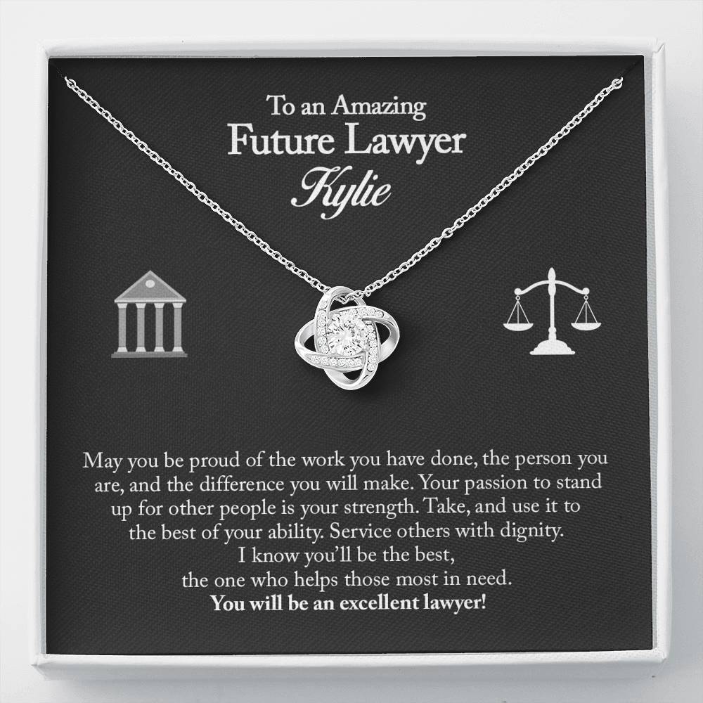 Law Student Gift, Future Lawyer Gift Necklace, Law School 