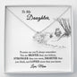 Gift For Daughter From Mom, Daughter Gift From Mom, Daughter Mother Necklace - Love Knot