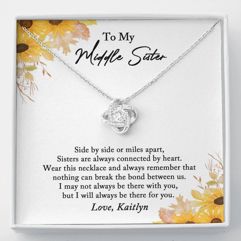 Middle Sister Necklace Middle Sister Gift from Sister Middle