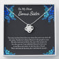 Bonus Sister Gift, Sister in Law Gift, Sister of the Groom