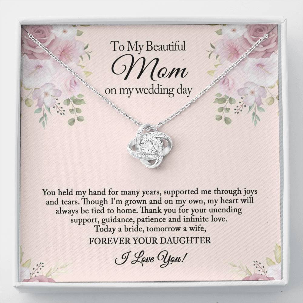 To My Mom on My Wedding Day, Mother of the Bride Gift from Bride