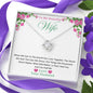 To My Wife Necklace, I Love You Forever And Always, Anniversary Gift For Wife, Gift For Wife Birthday
