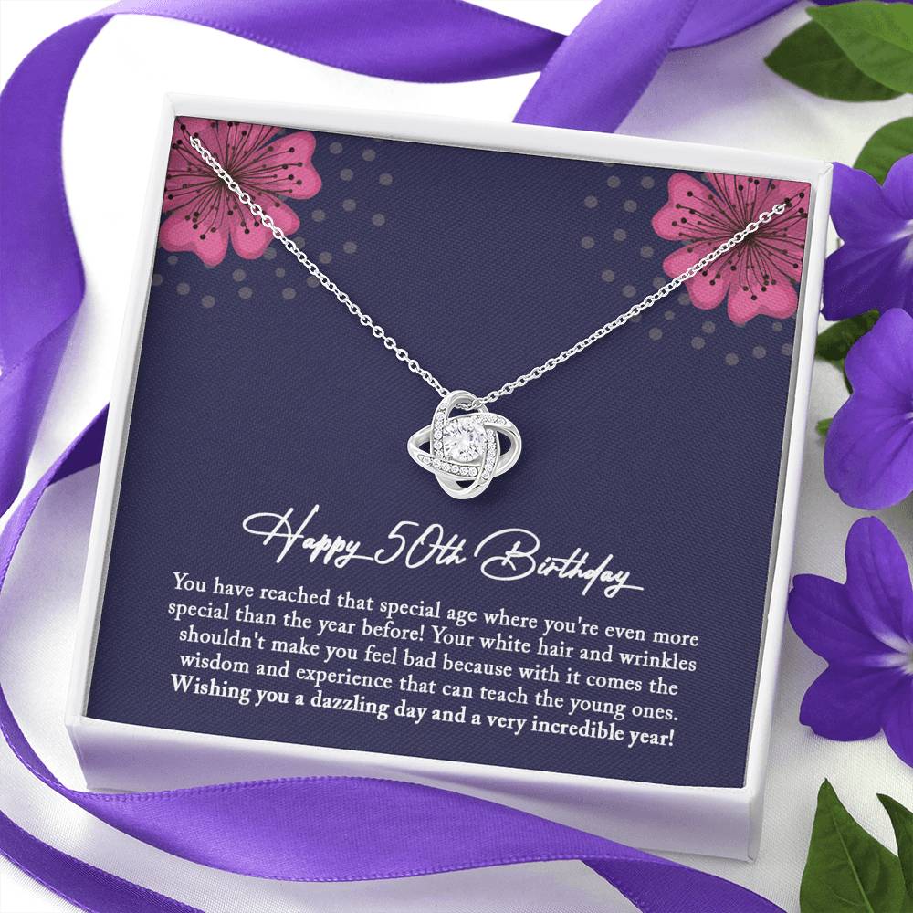 50th Birthday Gift for Women,  50th Birthday Gift for Women Jewelry, Gift For 50th Birthday Woman