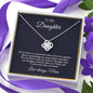 Gift For Daughter From Mom, Daughter Mother Necklace, Daughter Gift From Mom