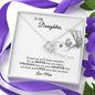 Gift For Daughter From Mom, Daughter Gift From Mom, Daughter Mother Necklace - Love Knot
