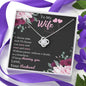 To My Wife Necklace,  Wife Gift From Husband,  Anniversary Gift For Wife,  Wife Birthday Gift
