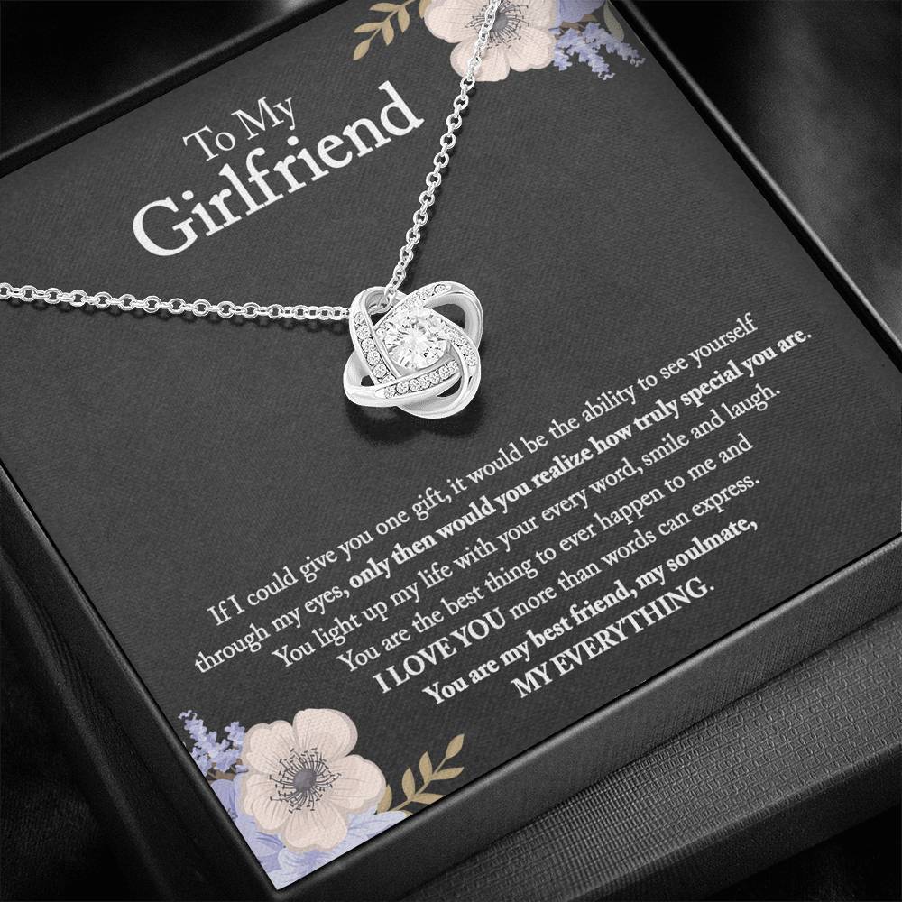 To My Girlfriend Necklace, Necklace For Girlfriend, Birthday Gift For  Girlfriend