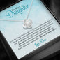 Gift For Daughter From Dad, Daughter Father Necklace