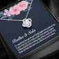 Brother And Sister Necklace, Brother And Sister Gift, Gift For Sister