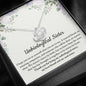 Unbiological Sister Necklace, Soul Sister Gift, Best Friend Gift for Female Friend
