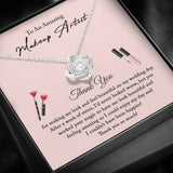 Wedding Makeup Artist Gift, Make up Artist Gift for Makeup Artist, Thank You from Bride