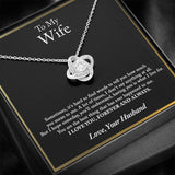 To My Wife Necklace, Anniversary Gift For Wife, Wife Birthday Gift, Wife Necklace, Christmas Gifts, Valentine's Day Gift