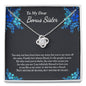 Bonus Sister Gift, Sister in Law Gift, Sister of the Groom