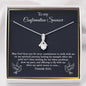 Confirmation Sponsor Thank you Gift, Godmother Gift, Confirmation Sponsor Gift, Confirmation Sponsor Gift Necklace