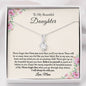 To My Daughter Necklace, Daughter Gift from Mom, Gift for Daughter from Mom, Daughter Mother Gift, Daughter Birthday, Graduation, Christmas Gifts