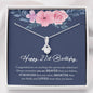 21st Birthday Gift For Her, 21st Birthday Gift, 21st Birthday Necklace, 21st Birthday Gift Jewelry, Happy 21st Birthday