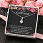 To My Girlfriend Necklace, Girlfriend Gift, Girlfriend Necklace, Girlfriend Birthday, Anniversary Gift for Girlfriend, Christmas Gifts