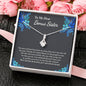 Bonus Sister Necklace, Bonus Sister Gift for Sister In Law, Future Sister In Law, Groom Sister, Sister of the Groom Necklace