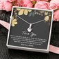 Thank You Gift Necklace, Thank You Gift for Her, Thank You Gift, Thank You From The Bottom Of My Heart, Thank You Keepsake