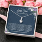 Bride Gift from Sister, Little Sister Wedding Day Gift, Big Sister to Bride Necklace, Sister to Bride Gift, Bride Necklace Gift from Sister