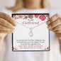 To My Girlfriend Necklace, Girlfriend Gift, Girlfriend Necklace, Girlfriend Birthday, Anniversary Gift for Girlfriend, Christmas Gifts