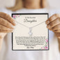 To My Daughter Necklace, Daughter Gift from Mom, Gift for Daughter from Mom, Daughter Mother Gift, Daughter Birthday, Graduation, Christmas Gifts