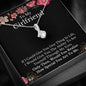 To My Girlfriend Necklace, Girlfriend Gift, Girlfriend Necklace, Girlfriend Birthday, Anniversary Gift for Girlfriend, Christmas Gifts