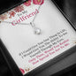 To My Girlfriend Necklace, Girlfriend Gift, Girlfriend Necklace, Girlfriend Birthday, Anniversary Gift for Girlfriend, Christmas Gifts
