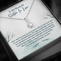Sister In Law Necklace: Sister-In-Law Birthday Gift, Amazing Sister In Law Gift, Petite Ribbon