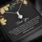 Thank You Gift Necklace, Thank You Gift for Her, Thank You Gift, Thank You From The Bottom Of My Heart, Thank You Keepsake