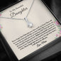 To My Daughter Necklace, Daughter Gift from Mom, Gift for Daughter from Mom, Daughter Mother Gift, Daughter Birthday, Graduation, Christmas Gifts
