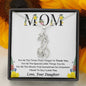 Mom Necklace, Mom Gift for Mom from Daughter, Mother Daughter Necklace, Forever Linked Giraffe Necklace