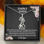 Grandmother & Grandson Necklace, Grandma Gift, Birthday Gift For Grandma From Grandson - Giraffe Necklace