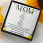 Mom Necklace, Mom Gift for Mom from Daughter, Mother Daughter Necklace, Forever Linked Giraffe Necklace