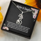 Mother Daughter Necklace, Mother Daughter Gift Necklace, Daughter Gift, Mother Daughter Forever Linked Giraffe Necklace, Mother's Day Gift