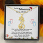 Heartfelt Christmas Gift for Mom To Be and Expecting Mom Forever Linked Necklace