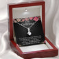 To My Girlfriend Necklace, Girlfriend Gift, Girlfriend Necklace, Girlfriend Birthday, Anniversary Gift for Girlfriend, Christmas Gifts